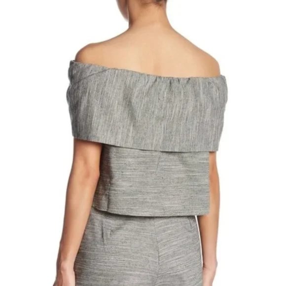 Line & Dot Belen Off-the-Shoulder Top - Picture 2 of 7